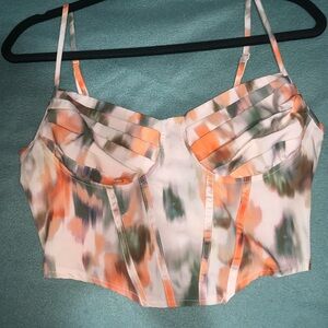 Express Multicolor Crop Top